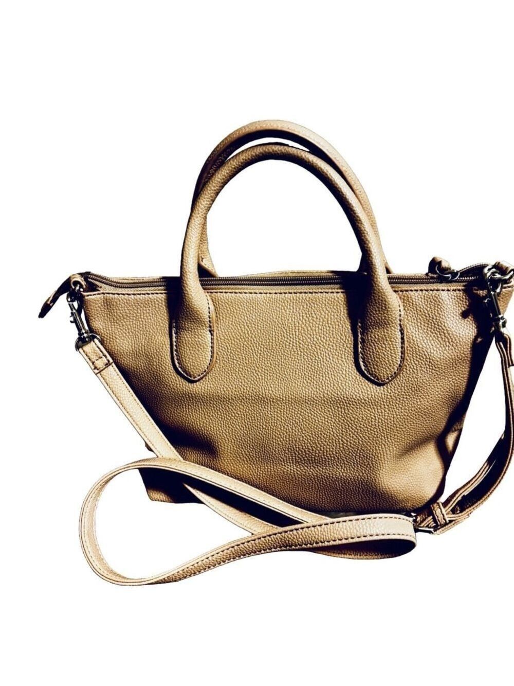 Nine West Tan Beige Crossbody Purse Handbag - Picture 6 of 16